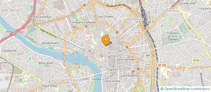 localisation de l'entreprise SCI MEROULINE  TOULOUSE