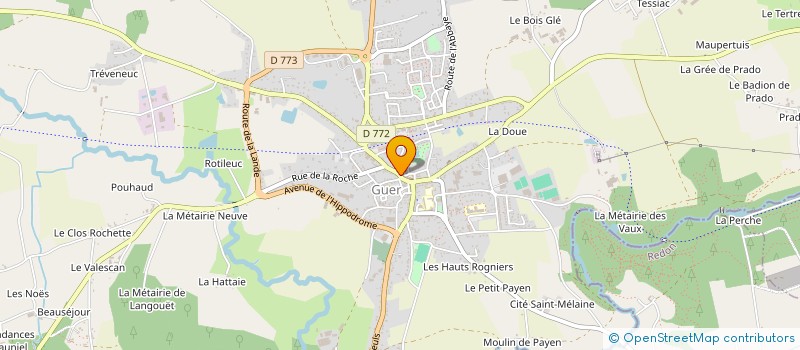 localisation de l'entreprise SCI MEROUR  GUER