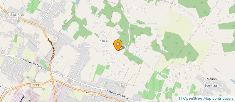 localisation de l'entreprise SCI MEROVA  MARMANDE