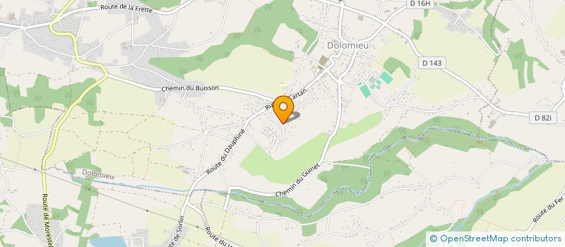 localisation de l'entreprise SCI MERPER  DOLOMIEU