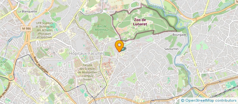 localisation de l'entreprise SCI MERRA ESTEREL à MONTPELLIER