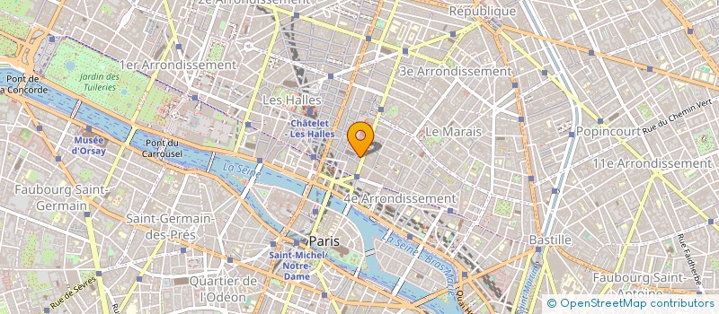 localisation de l'entreprise SCI MERRI  PARIS