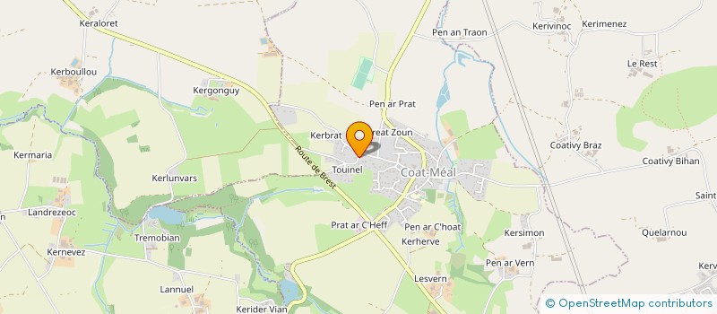 localisation de l'entreprise SCI MERRIEN  COAT MEAL