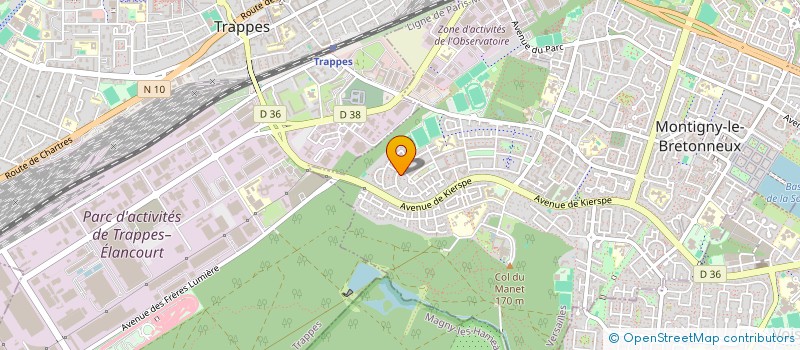 localisation de l'entreprise SCI MERRIEN  MONTIGNY-LE-BRETONNEUX