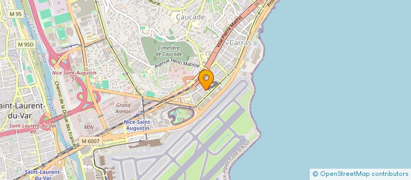 localisation de l'entreprise SCI MERRIEU à NICE