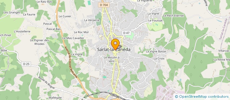 localisation de l'entreprise SCI MERRINA à SARLAT-LA-CANEDA