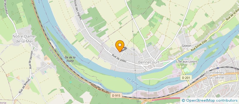 localisation de l'entreprise SCI MERTHI  BENNECOURT