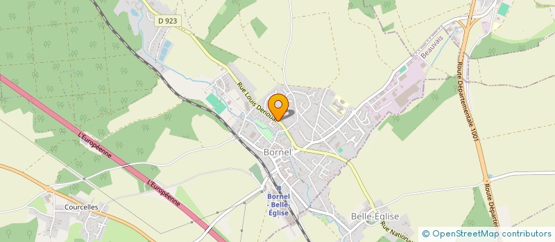 localisation de l'entreprise SCI MERUVIENNE  BORNEL