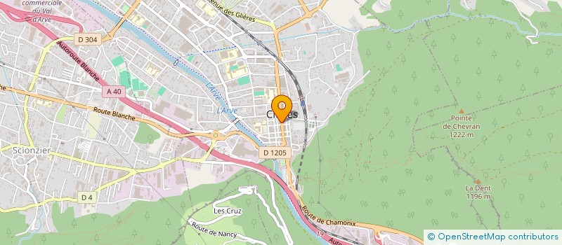 localisation de l'entreprise SCI MERUZ JOUETS  CLUSES