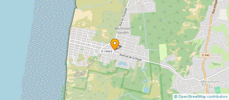 localisation de l'entreprise SCI MERVA  MERLIMONT