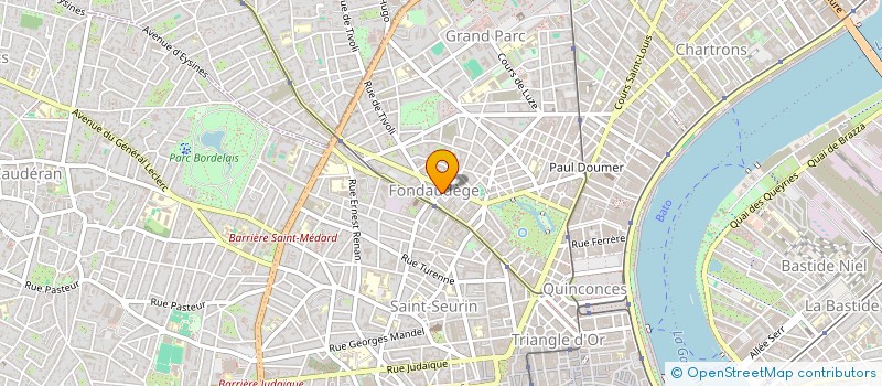 localisation de l'entreprise SCI MERVEILLES  BORDEAUX