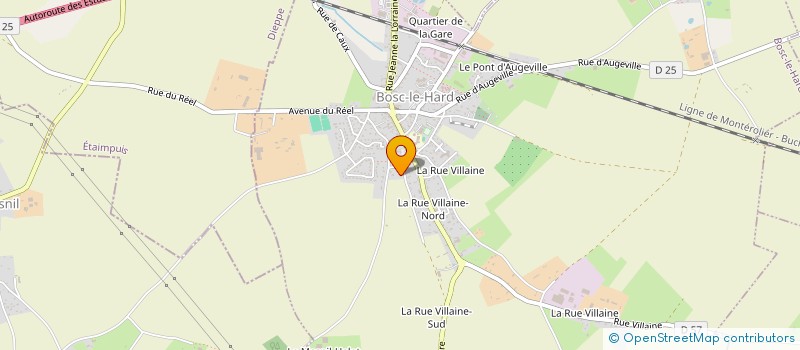 localisation de l'entreprise SCI MERVILLE  BOSC-LE-HARD
