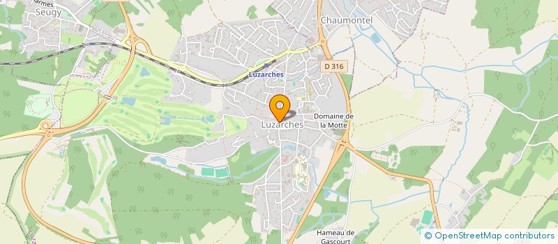 localisation de l'entreprise SCI MERY à LUZARCHES