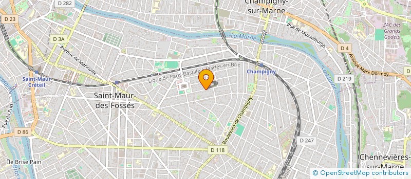 localisation de l'entreprise SCI MERY à SAINT-MAUR-DES-FOSSES