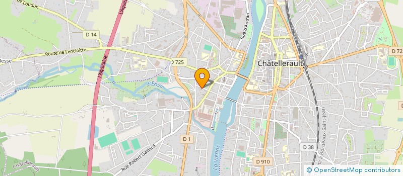 localisation de l'entreprise SCI MERY  CHATELLERAULT