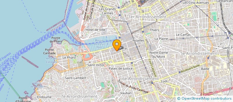 localisation de l'entreprise SCI MERY ASSOCIATED à MARSEILLE 1ER