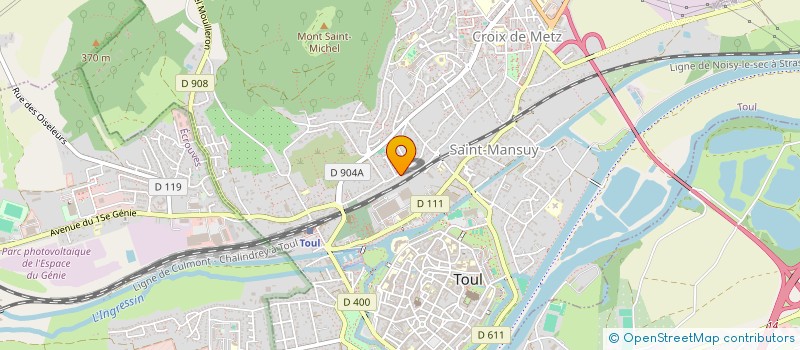 localisation de l'entreprise SCI MERZAKA  TOUL