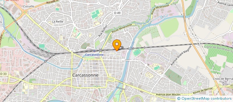 localisation de l'entreprise SCI MES ANGES à CARCASSONNE