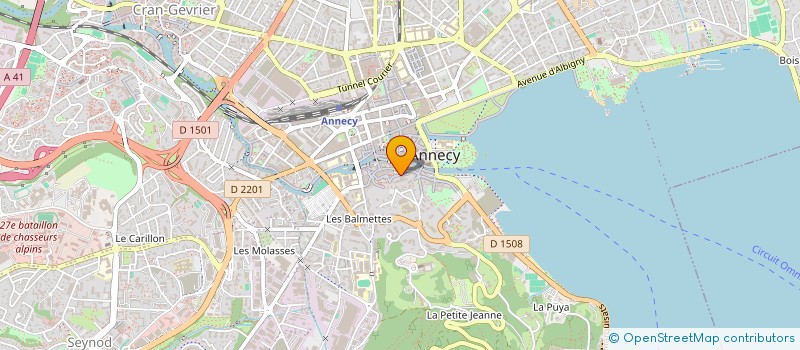 localisation de l'entreprise SCI MES JARDINS à ANNECY