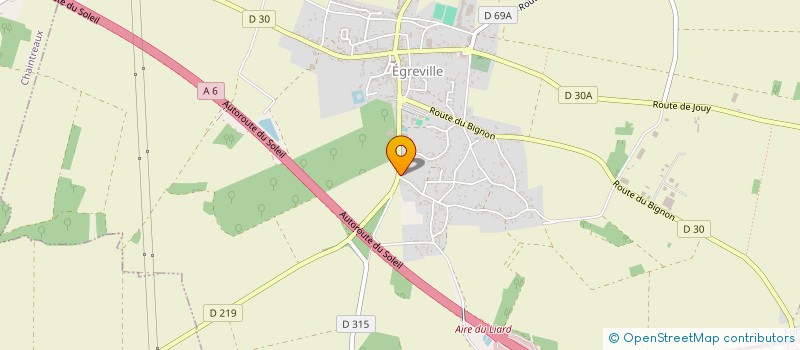 localisation de l'entreprise SCI MES LINES à EGREVILLE