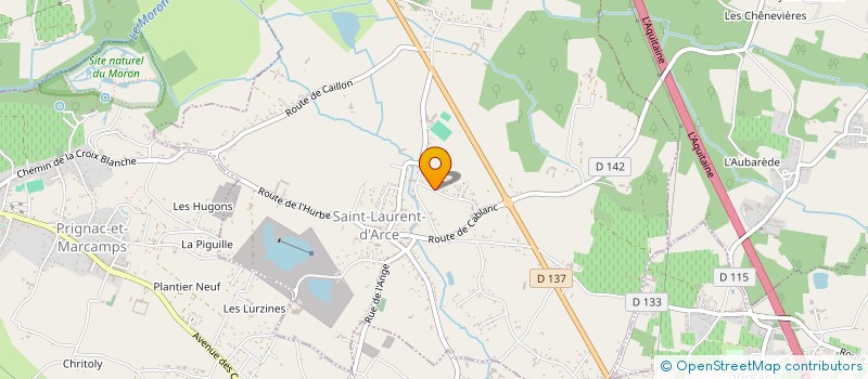 localisation de l'entreprise SCI MES LOGIS 24 GIRONDE  SAINT-LAURENT-D'ARCE