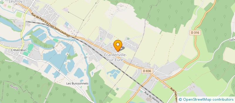 localisation de l'entreprise SCI MES TROIS SOLEILS  CLEF VALLEE D'EURE