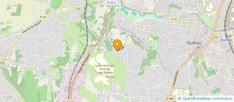 localisation de l'entreprise SCI MES2MA  SAINT-GENIS-LAVAL