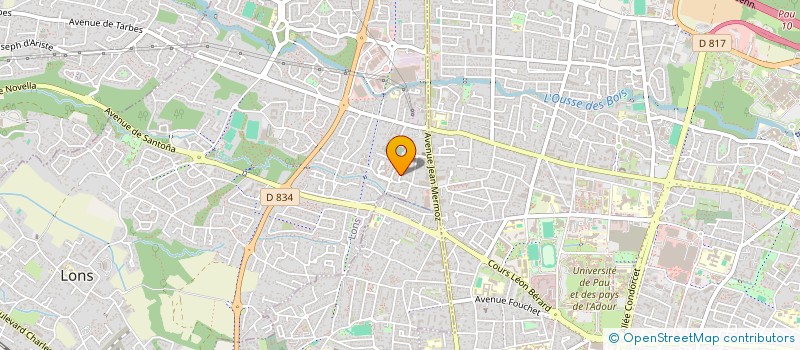 localisation de l'entreprise SCI MESA à LONS