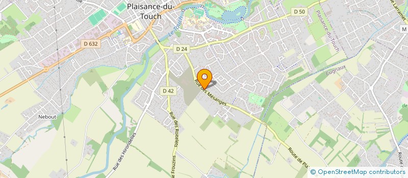 localisation de l'entreprise SCI MESANGE 31  PLAISANCE-DU-TOUCH