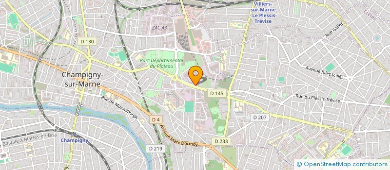 localisation de l'entreprise SCI MESANGE  CHAMPIGNY-SUR-MARNE