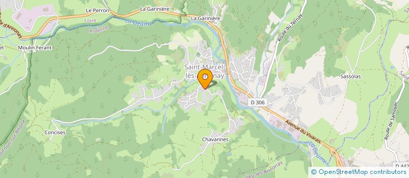 localisation de l'entreprise SCI MESANGE à SAINT-MARCEL-LES-ANNONAY