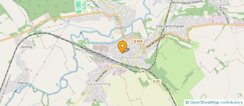 localisation de l'entreprise SCI MESANGES  BOUZONVILLE