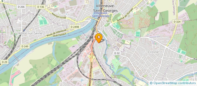 localisation de l'entreprise SCI MESBAH  VILLENEUVE-SAINT-GEORGES
