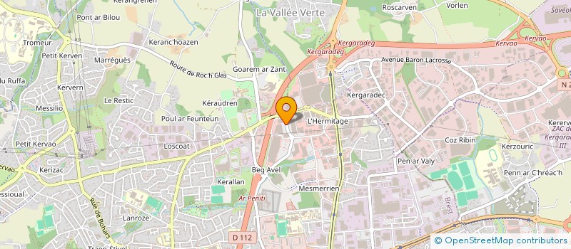 localisation de l'entreprise SCI MESCAM  BREST