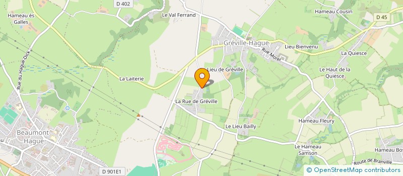 localisation de l'entreprise SCI MESDUFRI  LA HAGUE