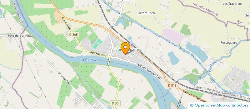 localisation de l'entreprise SCI MESEBO  LAMAGISTERE