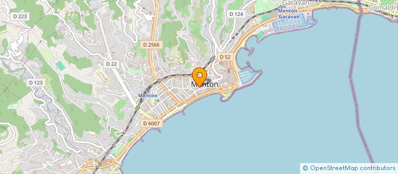 localisation de l'entreprise SCI MESENTERE  MENTON