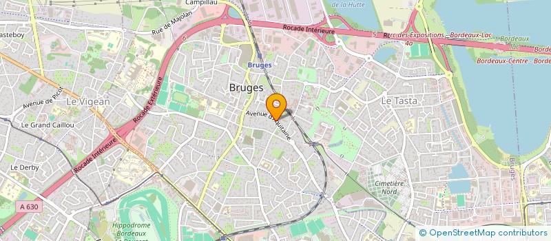 localisation de l'entreprise SCI MESFASSINE  BRUGES