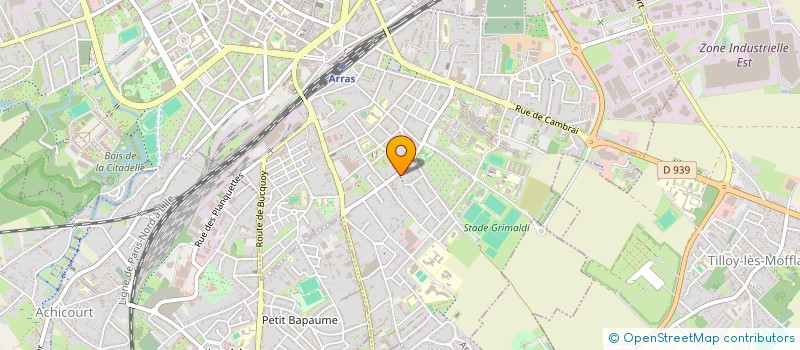 localisation de l'entreprise SCI MESGLAINES à ARRAS