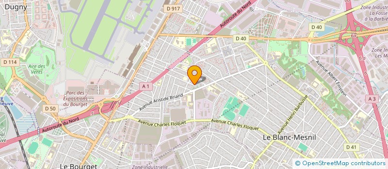 localisation de l'entreprise SCI MESIFA à LE BLANC-MESNIL