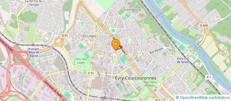 localisation de l'entreprise SCI MESIJAD  VILLABE