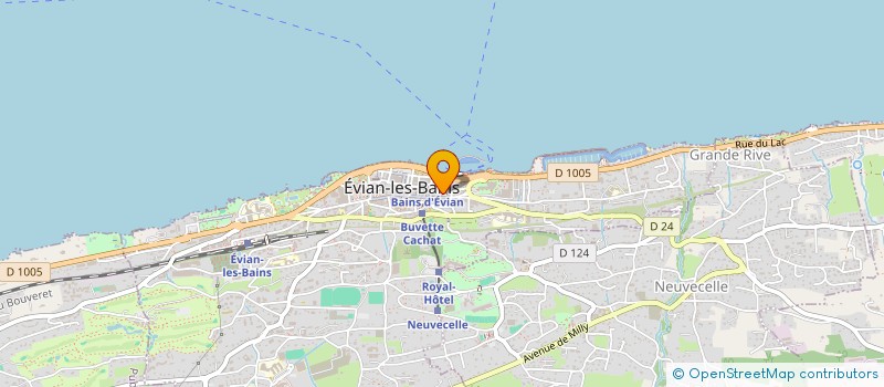 localisation de l'entreprise SCI MESLET  EVIAN-LES-BAINS