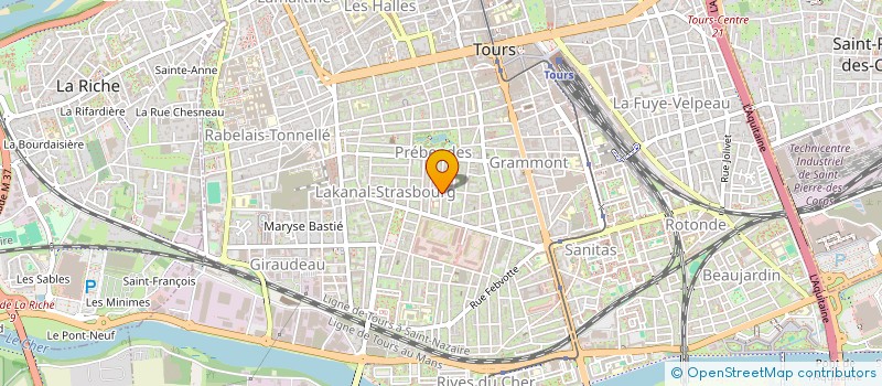 localisation de l'entreprise SCI MESLIERS  TOURS