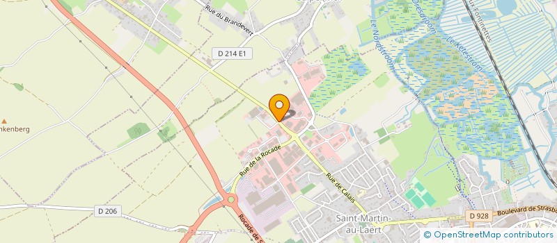 localisation de l'entreprise SCI MESMACQUE PERE ET FILS  ARQUES