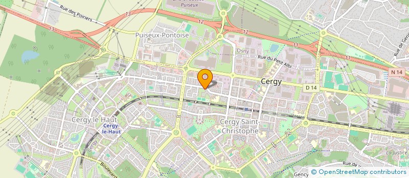 localisation de l'entreprise SCI MESMIN LOIC & JACOB  CERGY