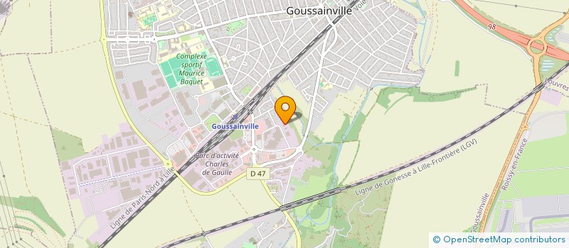 localisation de l'entreprise SCI MESMR  GOUSSAINVILLE