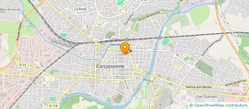 localisation de l'entreprise SCI MESNARD BELLISEN à CARCASSONNE