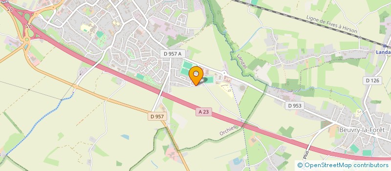 localisation de l'entreprise SCI MESNIL  ORCHIES