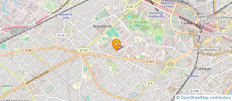 localisation de l'entreprise SCI MESNIL  NANTERRE