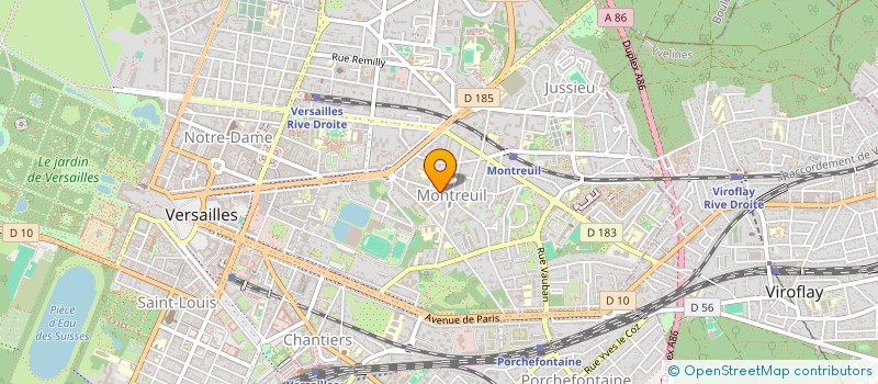localisation de l'entreprise SCI MESNIL DENT'R à VERSAILLES